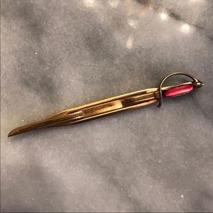 Vintage Swank Sword Tie Bar